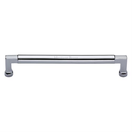 Heritage Brass C0312 203-PC Cabinet Pull Bauhaus Design 203mm CTC Polished Chrome Finish