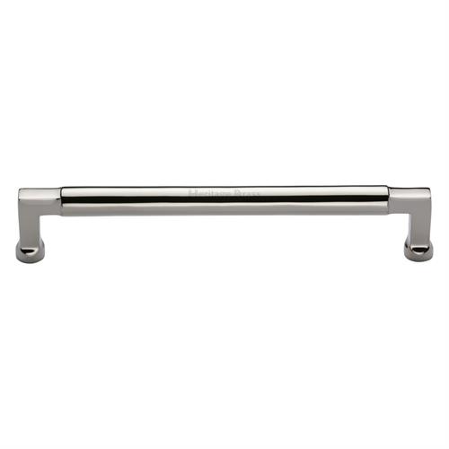 Heritage Brass C0312 203-PNF Cabinet Pull Bauhaus Design 203mm CTC Polished Nickel Finish