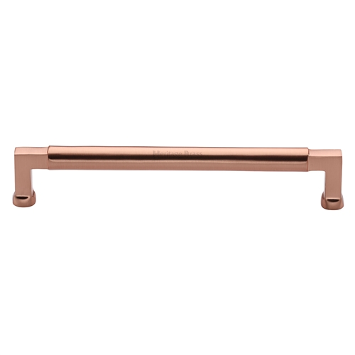 Heritage Brass C0312 203-SRG Cabinet Pull Bauhaus Design 203mm CTC Satin Rose Gold Finish