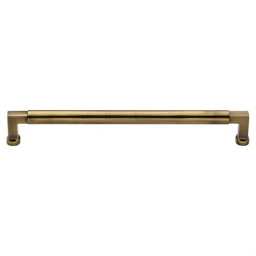 Heritage Brass C0312 254-AT Cabinet Pull Bauhaus Design 254mm CTC Antique Finish