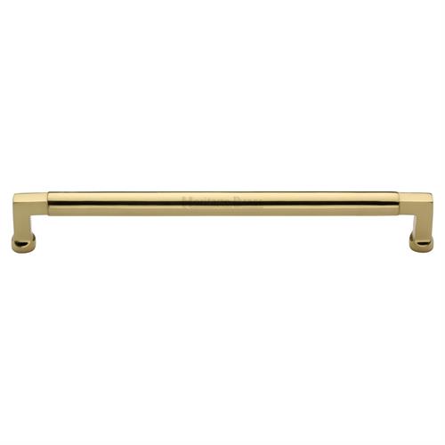 Heritage Brass C0312 254-PB Cabinet Pull Bauhaus Design 254mm CTC Polished Brass Finish