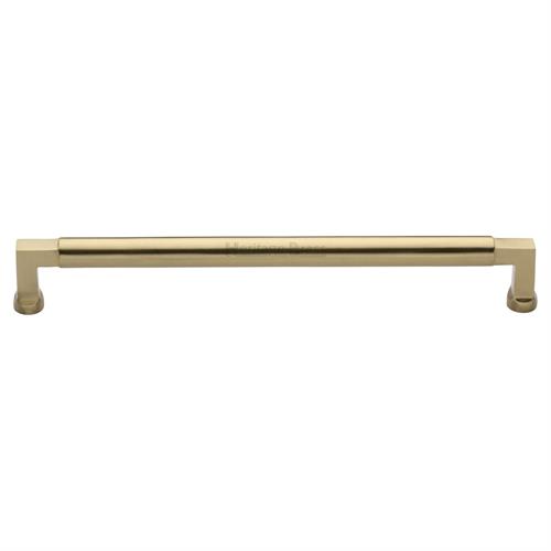 Heritage Brass C0312 254-SB Cabinet Pull Bauhaus Design 254mm CTC Satin Brass Finish