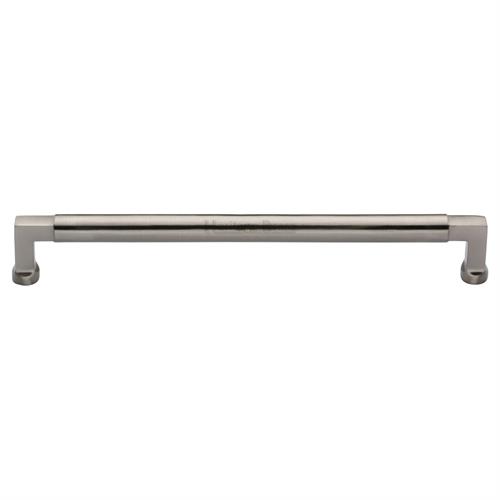 Heritage Brass C0312 254-SN Cabinet Pull Bauhaus Design 254mm CTC Satin Nickel Finish