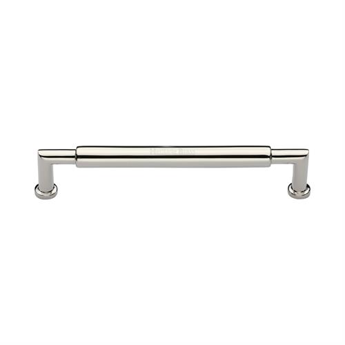 Heritage Brass C0319 152-PNF Cabinet Pull Bauhaus Round Design 152mm CTC Polished Nickel Finish