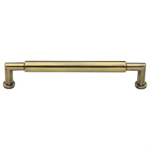 Heritage Brass C0319 254-AT Cabinet Pull Bauhaus Round Design 254mm CTC Antique Brass Finish