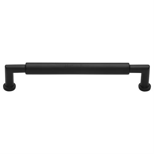 Heritage Brass C0319 203-BKMT Cabinet Pull Bauhaus Round Design 203mm CTC Matt Black Finish