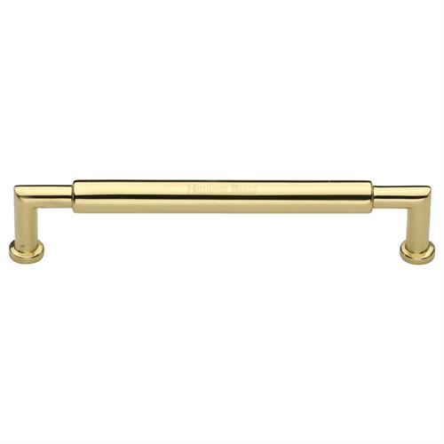 Heritage Brass C0319 254-PB Cabinet Pull Bauhaus Round Design 254mm CTC Polished Brass Finish