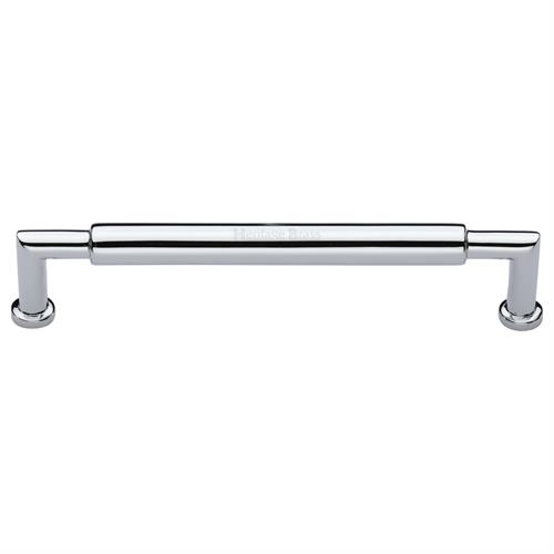 Heritage Brass C0319 254-PC Cabinet Pull Bauhaus Round Design 254mm CTC Polished Chrome Finish