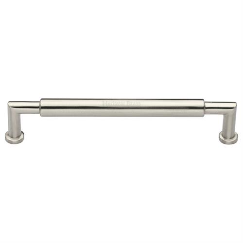 Heritage Brass C0319 254-SN Cabinet Pull Bauhaus Round Design 254mm CTC Satin Nickel Finish