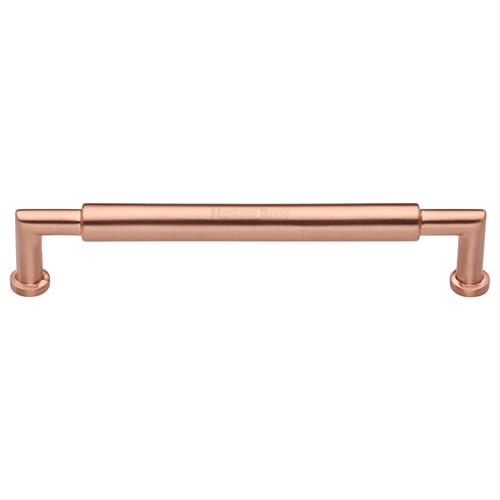 Heritage Brass C0319 203-SRG Cabinet Pull Bauhaus Round Design 203mm CTC Satin Rose Gold Finish