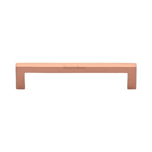 Heritage Brass C0339 128-SRG Cabinet Pull City Design 128mm CTC Satin Rose Gold Finish