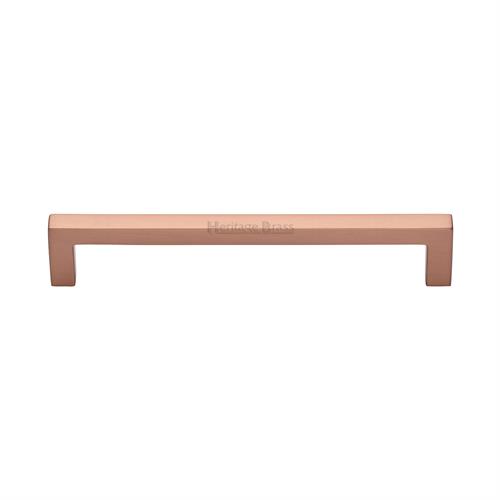 Heritage Brass C0339 160-SRG Cabinet Pull City Design 160mm CTC Satin Rose Gold Finish