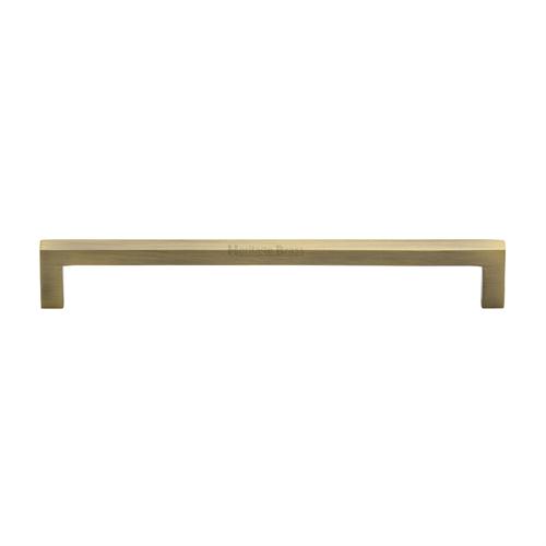 Heritage Brass C0339 192-AT Cabinet Pull City Design 192mm CTC Antique Brass Finish