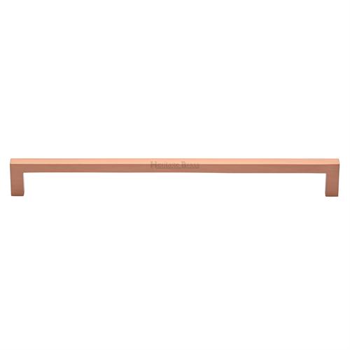 Heritage Brass C0339 256-SRG Cabinet Pull City Design 256mm CTC Satin Rose Gold Finish