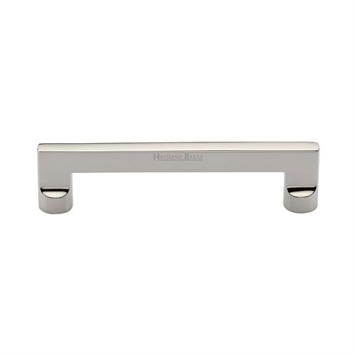 Heritage Brass C0345 128-PNF Cabinet Pull Apollo Design 128mm CTC Polished Nickel Finish