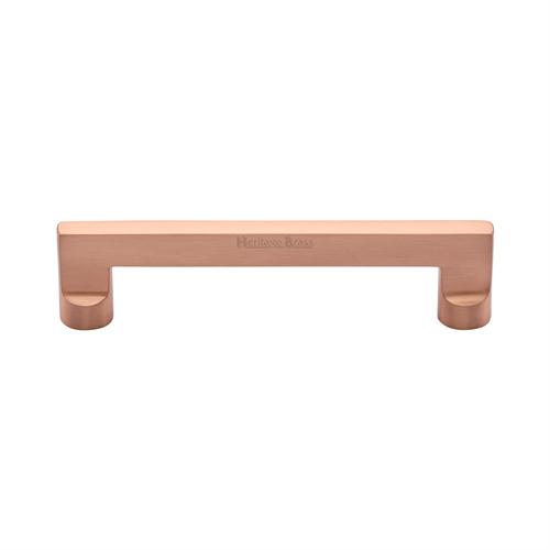 Heritage Brass C0345 128-SRG Cabinet Pull Apollo Design 128mm CTC Satin Rose Gold Finish