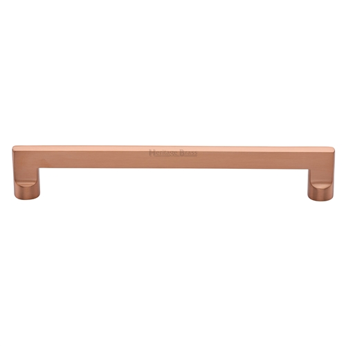 Heritage Brass C0345 203-SRG Cabinet Pull Apollo Design 203mm CTC Satin Rose Gold Finish