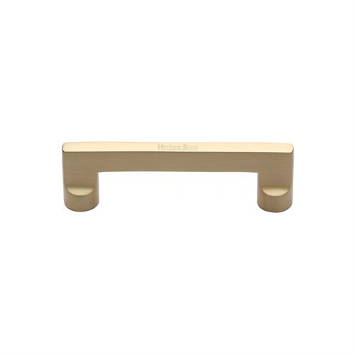 Heritage Brass C0345 96-SB Cabinet Pull Apollo Design 96mm CTC Satin Brass Finish