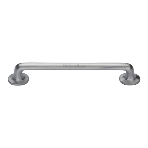 Heritage Brass C0376 256-SC Cabinet Pull Traditional Design 256mm CTC Satin Chrome Finish