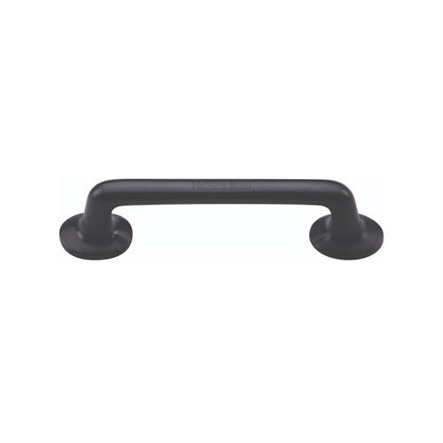 Heritage Brass C0376 96-BKMT Cabinet Pull Traditional Design 96mm CTC Matt Black Finish