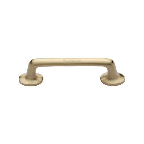 Heritage Brass C0376 96-SB Cabinet Pull Traditional Design 96mm CTC Satin Brass Finish