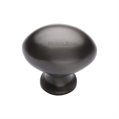 Heritage Brass C114 32-MB Cabinet Knob Oval Design 32mm Matt Bronze finish