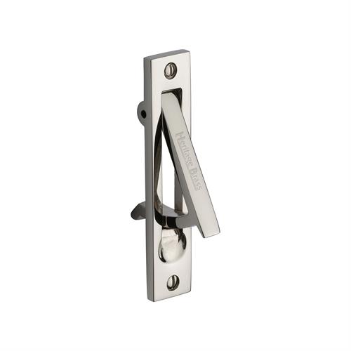 Heritage Brass C1165-PNF Pocket Door Edge Pull Polished Nickel finish