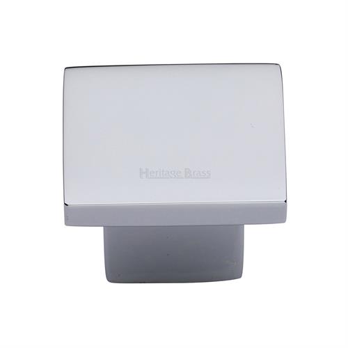 Heritage Brass C1254 40-PC Cabinet Knob Classic Square Design 40mm Polished Chrome finish