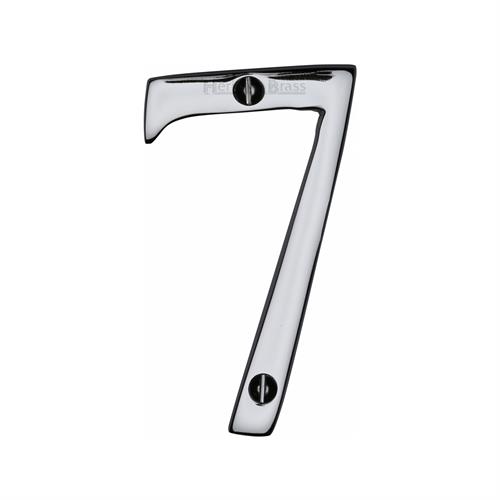 Heritage Brass C1560 7-PC Numeral 7 Face Fix 76mm (3) Polished Chrome finish