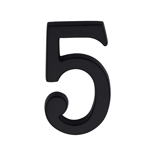 Heritage Brass Numeral 5 Concealed Fix 76mm (3