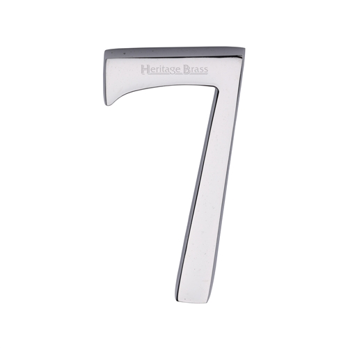 Heritage Brass Numeral 7 Concealed Fix 76mm (3