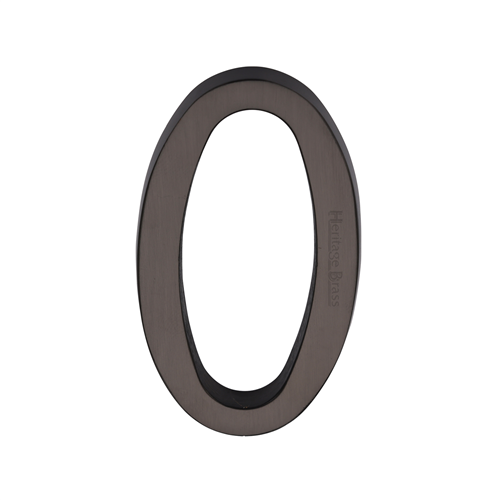 Heritage Brass Numeral 0 Concealed Fix 76mm (3