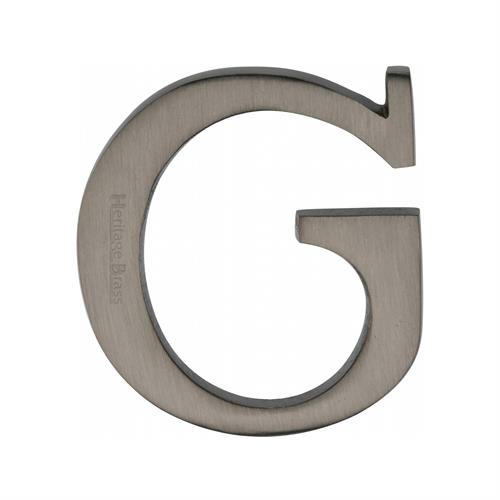Heritage Brass C1565 2 G-MB Alphabet G Pin Fix 51mm (2) Matt Bronze Finish