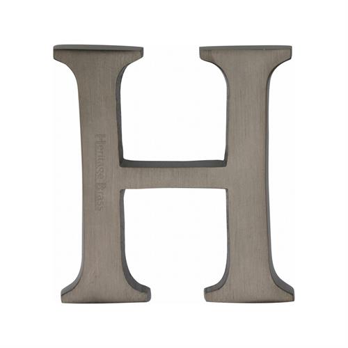 Heritage Brass C1565 2 H-MB Alphabet H Pin Fix 51mm (2) Matt Bronze Finish