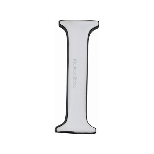 Heritage Brass C1565 2 I-PC Alphabet I Pin Fix 51mm (2) Polished Chrome Finish