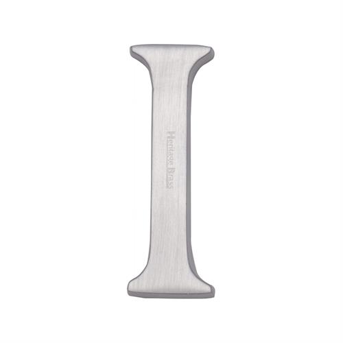 Heritage Brass C1565 2 I-SC Alphabet I Pin Fix 51mm (2) Satin Chrome Finish