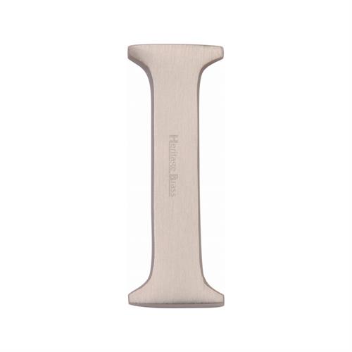 Heritage Brass C1565 2 I-SN Alphabet I Pin Fix 51mm (2) Satin Nickel Finish