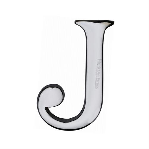 Heritage Brass C1565 2 J-PC Alphabet J Pin Fix 51mm (2) Polished Chrome Finish