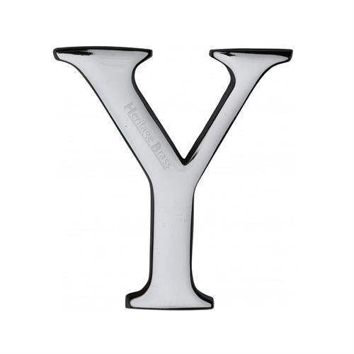 Heritage Brass C1565 2 Y-PC Alphabet Y Pin Fix 51mm (2) Polished Chrome Finish