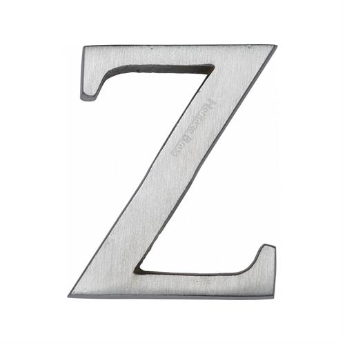 Heritage Brass C1565 2 Z-SC Alphabet Z Pin Fix 51mm (2) Satin Chrome Finish