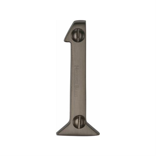 Heritage Brass C1567 1-MB Numeral 1 Face Fix 51mm (2) Matt Bronze finish