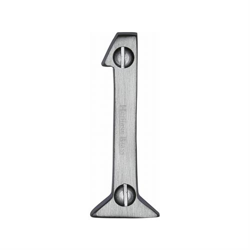 Heritage Brass C1567 1-SC Numeral 1 Face Fix 51mm (2) Satin Chrome finish