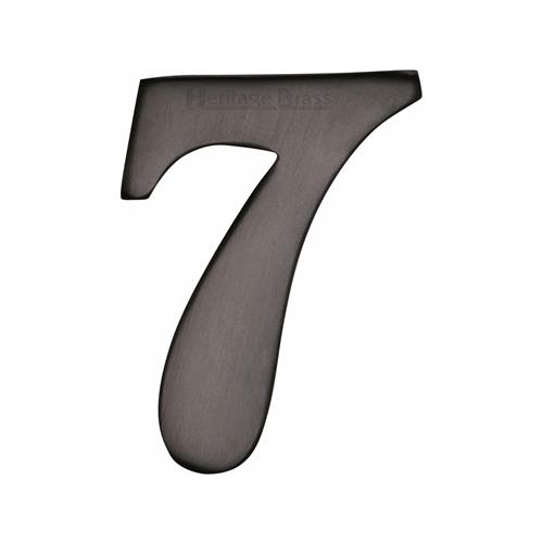 Heritage Brass C1568 7-MB Numeral 7 Self Adhesive 51mm (2) Matt Bronze finish