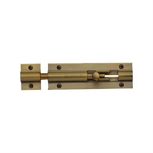Heritage Brass C1580 3-AT Door Bolt Straight 3 x 1 Antique Finish
