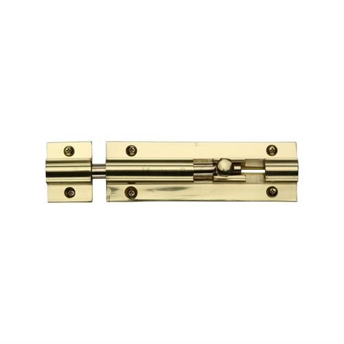 Heritage Brass C1580 21/2-PB Door Bolt Straight 2.5 x 1 Polished Brass Finish