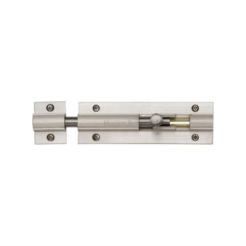 Heritage Brass C1580 3-SN Door Bolt Straight 3 x 1 Satin Nickel Finish