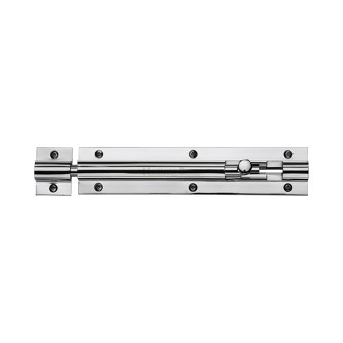 Heritage Brass C1582 6-PC Door Bolt Straight 6 x 1.25 Polished Chrome finish