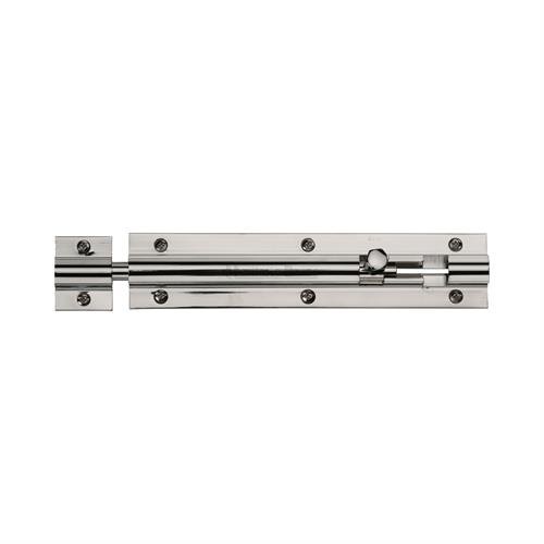 Heritage Brass C1582 6-PNF Door Bolt Straight 6 x 1.25 Polished Nickel finish