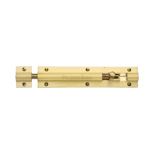 Heritage Brass C1582 6-SB Door Bolt Straight 6 x 1.25 Satin Brass finish