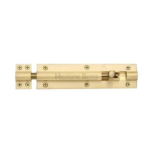 Heritage Brass C1584 6-SB Door Bolt Straight 6 x 1.5 Satin Brass finish